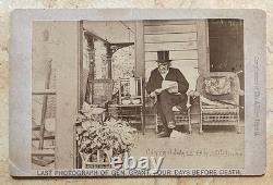 Original! Rare! CIVIL War Union General Grant (last Photo) Cabinet Photo 1885