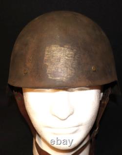 Original Spanish Civil War M21 Spanish Army Helmet withLiner 1921 Sin Ala Model