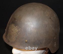 Original Spanish Civil War M21 Spanish Army Helmet withLiner 1921 Sin Ala Model