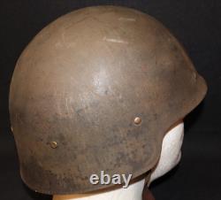 Original Spanish Civil War M21 Spanish Army Helmet withLiner 1921 Sin Ala Model