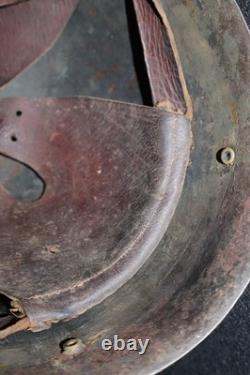 Original Spanish Civil War M21 Spanish Army Helmet withLiner 1921 Sin Ala Model