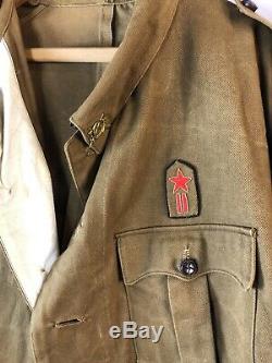 Original Spanish Civil War Uniform In XL Size Extra Large With Original Insignia