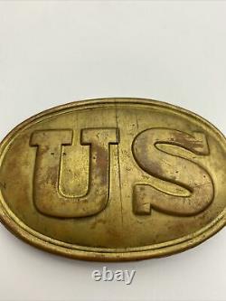 Original US Civil War Union Uniform Belt Buckle