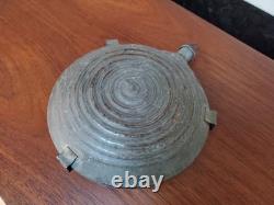 Original U. S. Civil War Federal Model 1858 Bullseye 8 Ring Canteen