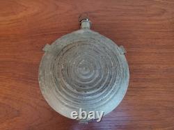 Original U. S. Civil War Federal Model 1858 Bullseye 8 Ring Canteen
