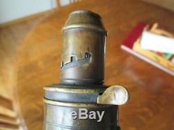 Original U. S. Model 1850's pre-civil war Peace & Friendship Powder flask Batty