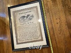 Original Unusual CIVIL War Good Bye Old Arm Period Print Wounded Nashville