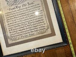 Original Unusual CIVIL War Good Bye Old Arm Period Print Wounded Nashville