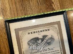 Original Unusual CIVIL War Good Bye Old Arm Period Print Wounded Nashville