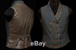 Original Vintage 1860's Civil War Era Double Breasted Waist Coat Vest