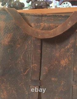 Original Vintage CIVIL WAR/ WWI US Calvary Mail Leather Saddle Hand Bag