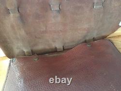 Original Vintage CIVIL WAR/ WWI US Calvary Mail Leather Saddle Hand Bag