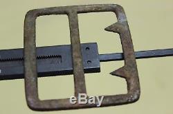 Original and of the Civil War Period Small Beveled Frame Confederate Belt Buckle