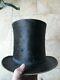 PERFECT Tall Antique Civil War / Antebellum Lincoln STOVE PIPE Hat, HARTFORD CT