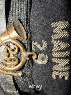 POST CIVIL WAR MAINE 29 UNION INFANTRY. Henderson Ames, BLUE WOOL KEPi CAP