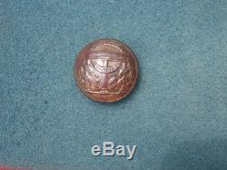 Perfect Dug Civil War Confederate Georgia State Seal Coat Button Savannah, Ga. 2
