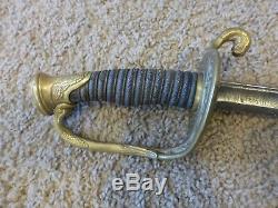 Post Civil War US Navy M1872 Naval Officer's Sword by Horstmann Inv#510