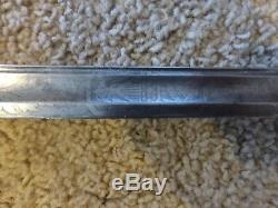 Post Civil War US Navy M1872 Naval Officer's Sword by Horstmann Inv#510