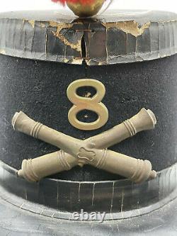 Post Civil War U. S 8th Artillery Shako With Plume