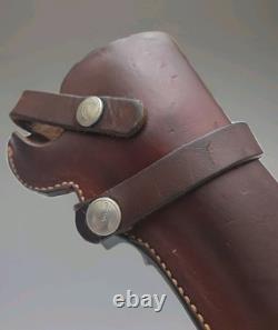 Pre Civil War Colt M1849 Pocket Revolver Holster Used Into Wild West