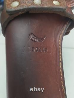 Pre Civil War Colt M1849 Pocket Revolver Holster Used Into Wild West