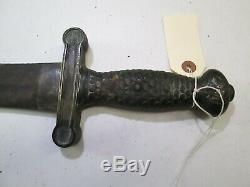 Pre Us CIVIL War Artillery Sword Wit No Scabbard Ames Dated 1836 Relic Condition