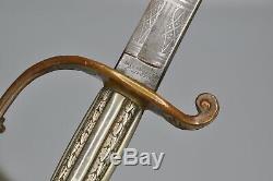 Presentation Grade US Civil War Cavalry Officer's Sword with Knot German Silver