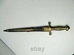RARE 1850 French Sword brass handle Louisiana Estate Civil War 1st Infantry