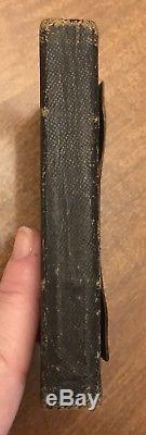 RARE 1865 CIVIL WAR DIARY with WAR DETAILS + INFO ON ASSASSINATION FUNERAL LINCOLN