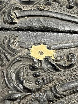 RARE 1/6 PLATE Gutta Percha CASE CIVIL WAR USS MONITORIRON WARSHIP - 9047