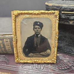 RARE 6 Corp Civil War Union Soldier Antique Tintype Unidentified 1800s