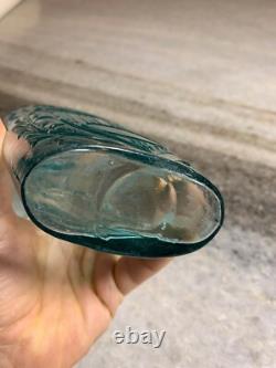 RARE Antique Iron Pontil Whittled Civil War Bottle Eagle UNION Philidelphia