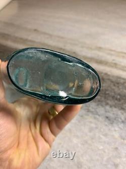 RARE Antique Iron Pontil Whittled Civil War Bottle Eagle UNION Philidelphia