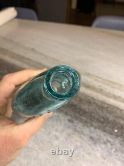 RARE Antique Iron Pontil Whittled Civil War Bottle Eagle UNION Philidelphia