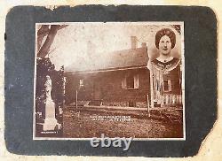RARE! CIVIL WAR GETTYSBURG JENNIE WADE HOUSE SOUVENIR PHOTO ID'd by CW VET. 1904