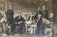 RARE! CIVIL WAR PRES. LINCOLN CABINET READING L. C. HANDY / BRADY PHOTO c1866