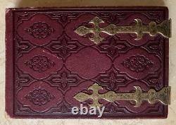 RARE! CIVIL WAR UNION SOLDIER'S MILITARY / FAMILY CDV PHOTO ALBUM c1864 (EMPTY)