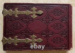 RARE! CIVIL WAR UNION SOLDIER'S MILITARY / FAMILY CDV PHOTO ALBUM c1864 (EMPTY)