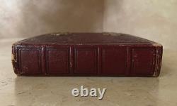 RARE! CIVIL WAR UNION SOLDIER'S MILITARY / FAMILY CDV PHOTO ALBUM c1864 (EMPTY)