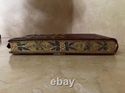 RARE! CIVIL WAR UNION SOLDIER'S MILITARY / FAMILY CDV PHOTO ALBUM c1864 (EMPTY)