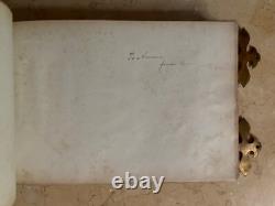 RARE! CIVIL WAR UNION SOLDIER'S MILITARY / FAMILY CDV PHOTO ALBUM c1864 (EMPTY)