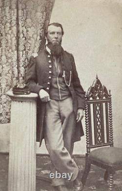 RARE! CIVIL WAR UNION U. S. MARINE CORPS OFFICER CDV PHOTO c1863