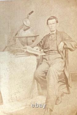 RARE! CIVIL WAR U. S. ARMY CORPS OF TOPOGRAPHICAL ENGINEERS ID'd CDV PHOTO c1862