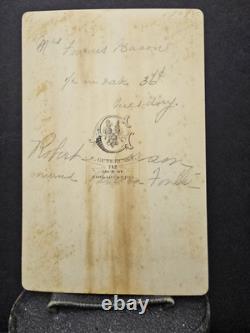 RARE Cabinet Card Of Robert R. Corson, Civil War Recruiter For 54th Mass