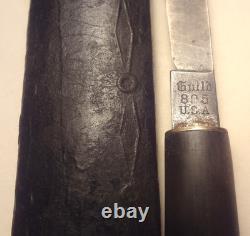 RARE! Civil War Era FLEAM lancet BLEEDER in ORIG. CASE marked GUILD 895 U. S. A