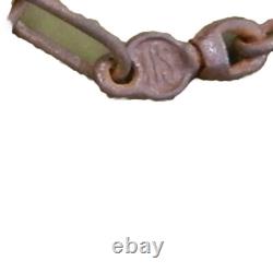 RARE Civil War Union Army Cast Iron Confederate Prisoner Leg Shackles Marked US