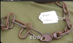 RARE Civil War Union Army Cast Iron Confederate Prisoner Leg Shackles Marked US