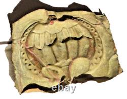 RARE Confederate Civil War Breastplate, South Carolina Palmetto Tree State Seal