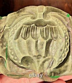 RARE Confederate Civil War Breastplate, South Carolina Palmetto Tree State Seal