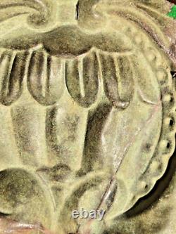 RARE Confederate Civil War Breastplate, South Carolina Palmetto Tree State Seal
